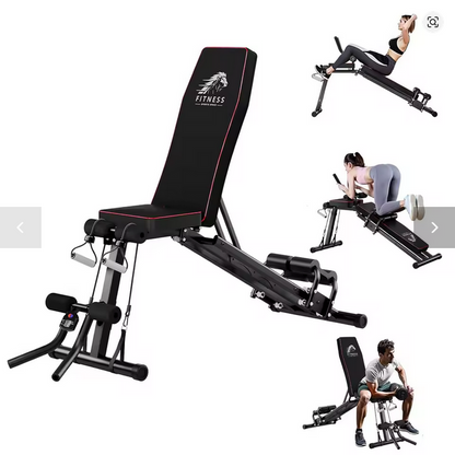 Banc de Musculation Réglable 8 Positions | 400kg | Fitness Maison Pro